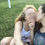 pareja lesbianas para  chica joven trio